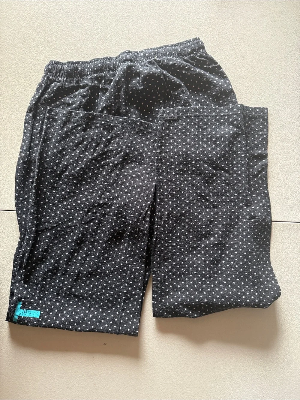 Boxercraft Gymnast Black Polka Dot Lounge Pants Size: S
